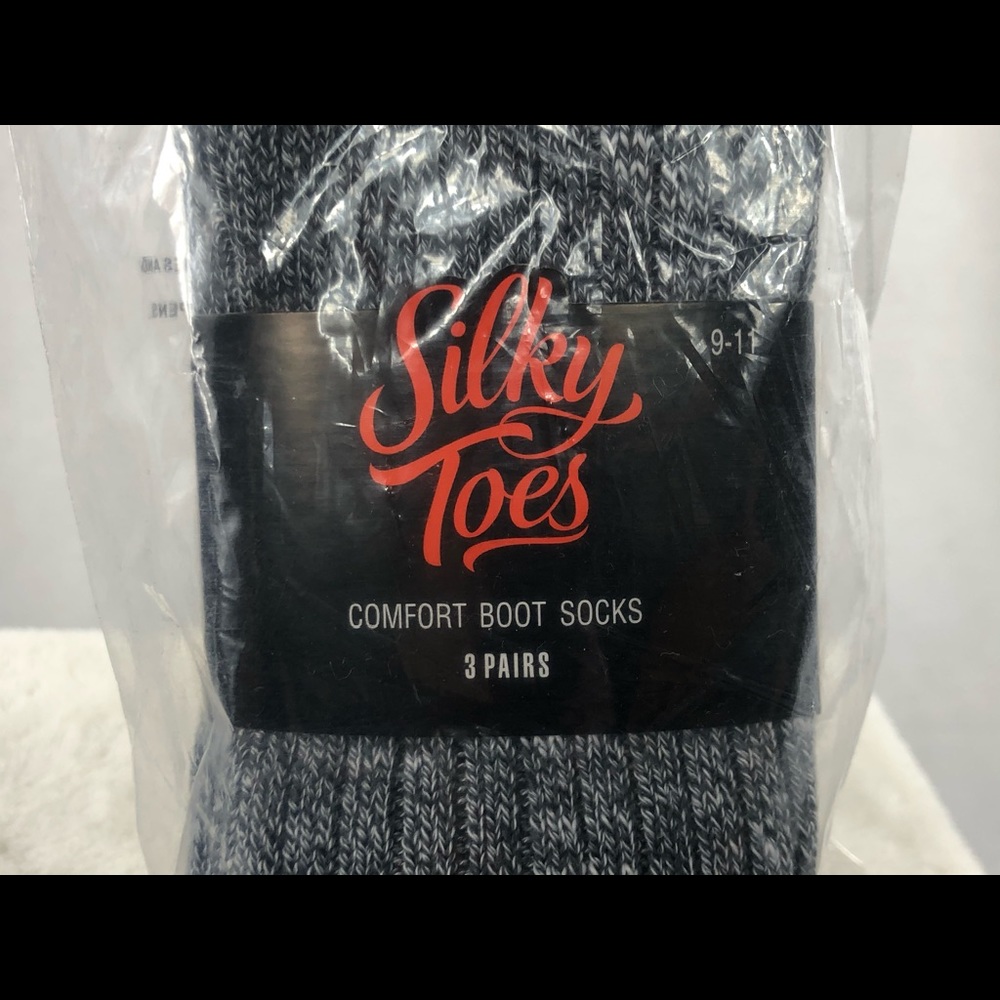 Silky toes comfy boot socks